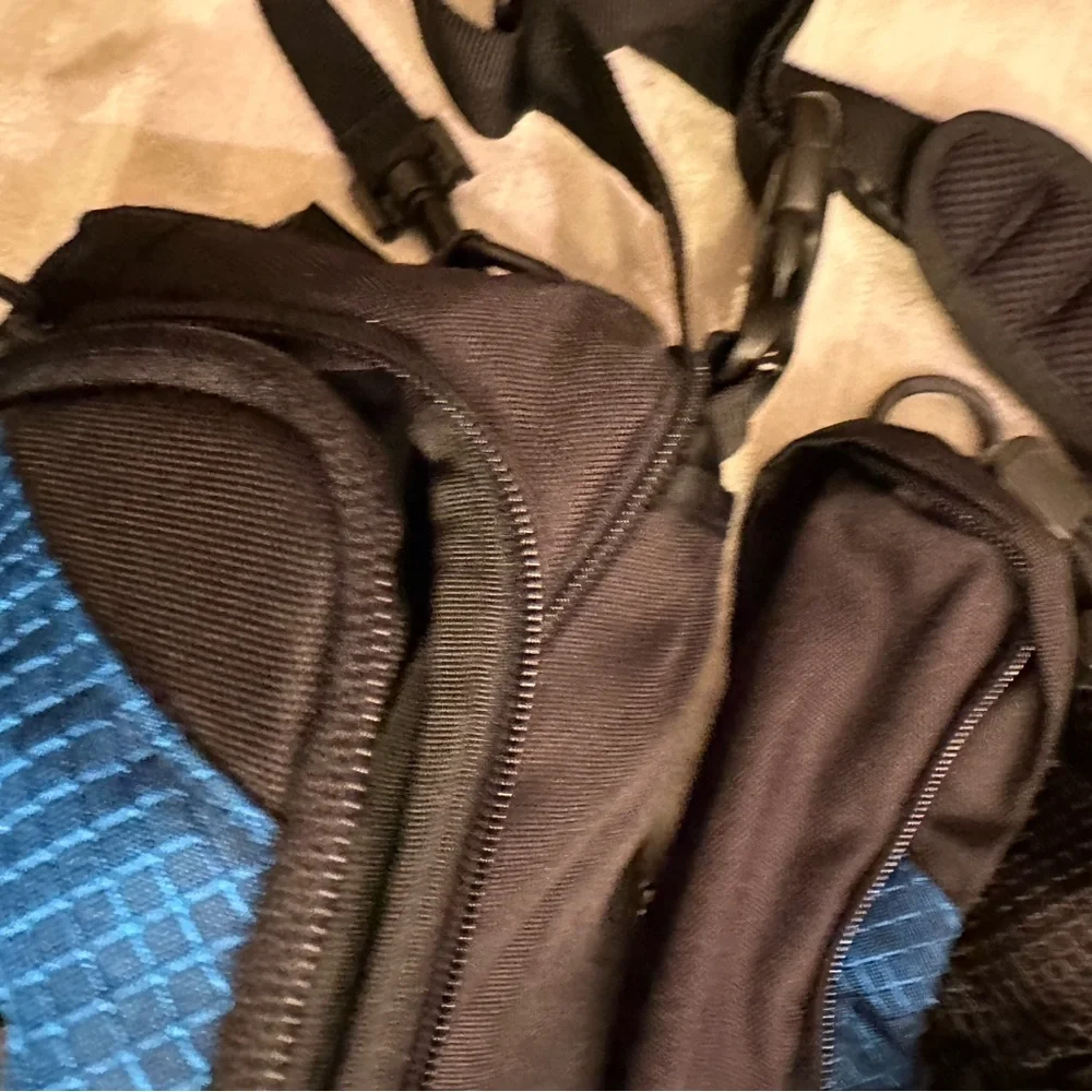 Blue and Black Backpack multi purpose Sm/M - Picture 8 of 10